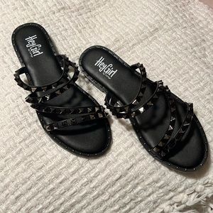 Black Corkys Sandals (never worn)